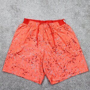 Under Armour Adapt Woven Shorts Mens Medium Orange UA Loose Fit w/ 8" inseam